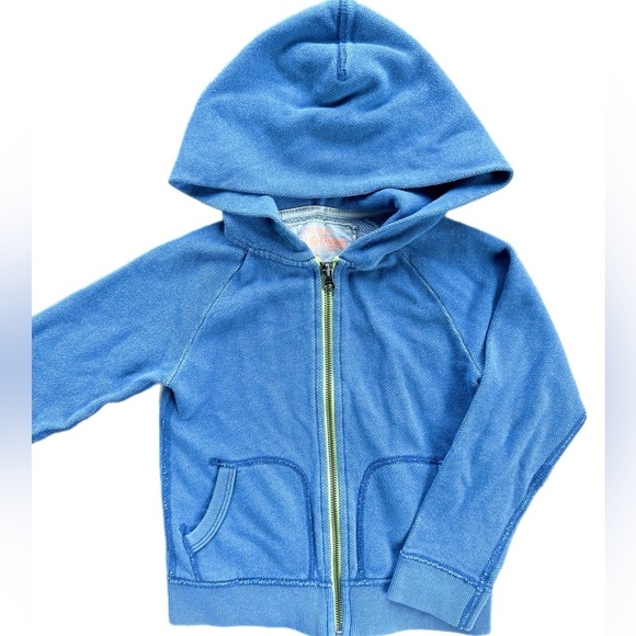 Crewcuts Like Lightening Boys 4-5 Blue Basic Zip  Hoodie - Picture 1 of 5